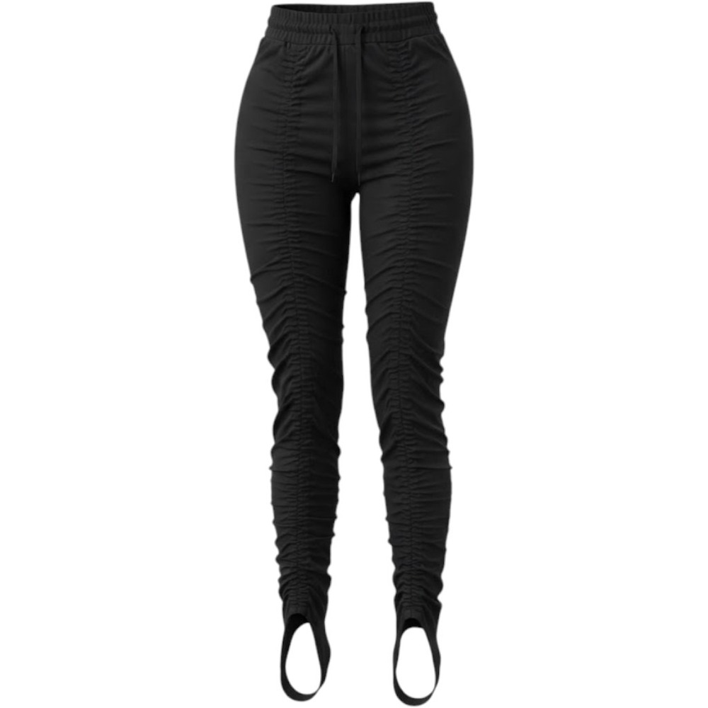 Agogie Resistance Pants Women XL +40 Weighted Black Polyeste Ruched Training Gym